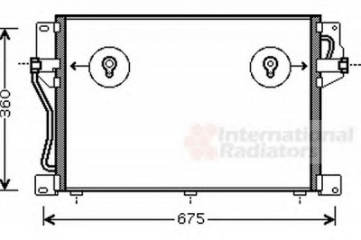 VAN WEZEL 59005077 -  Конденсатор, кондиционер